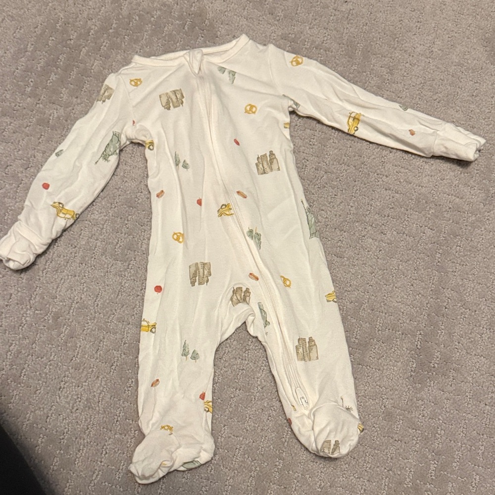 Carter's Cream One Piece with New York City Print